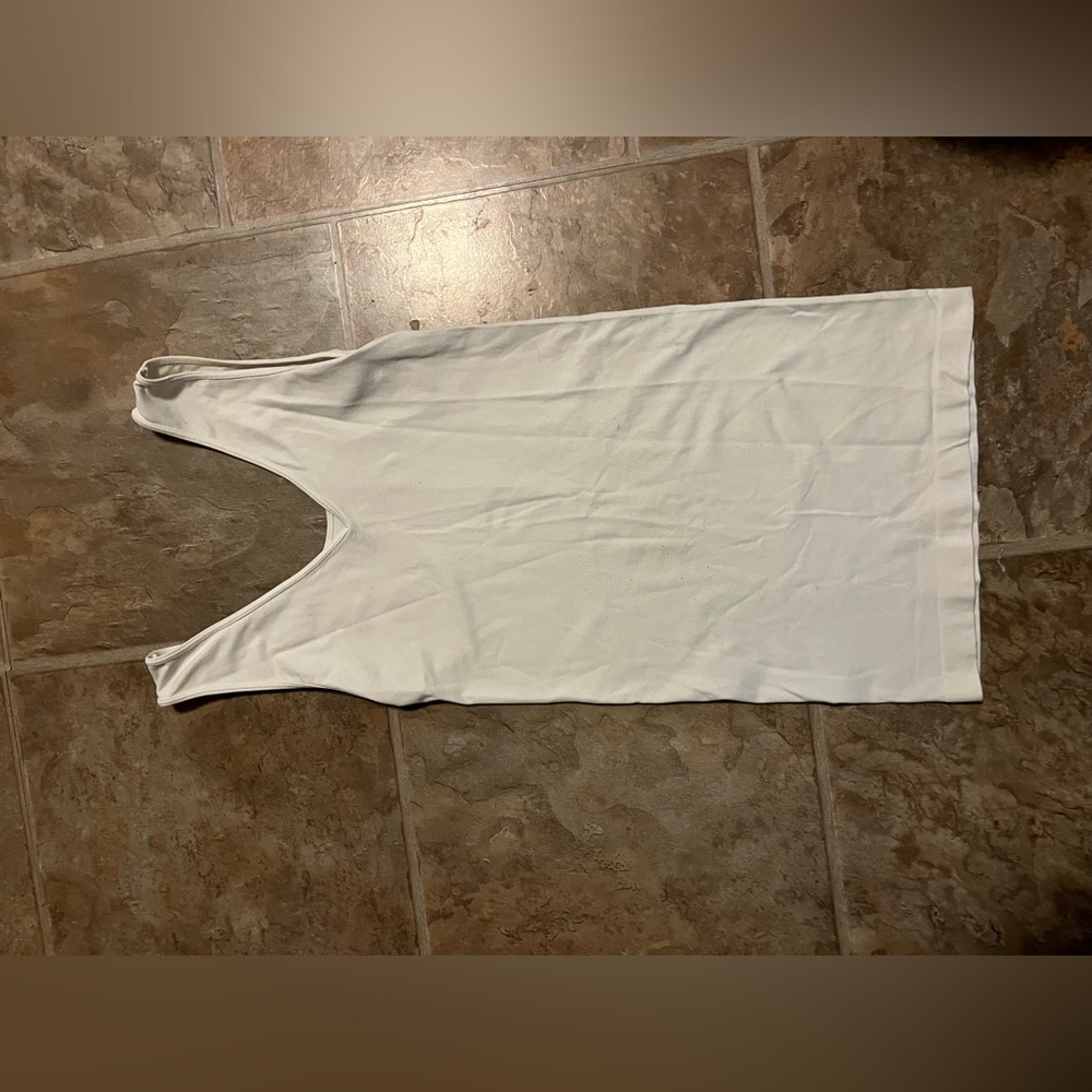 White Sleeveless Top